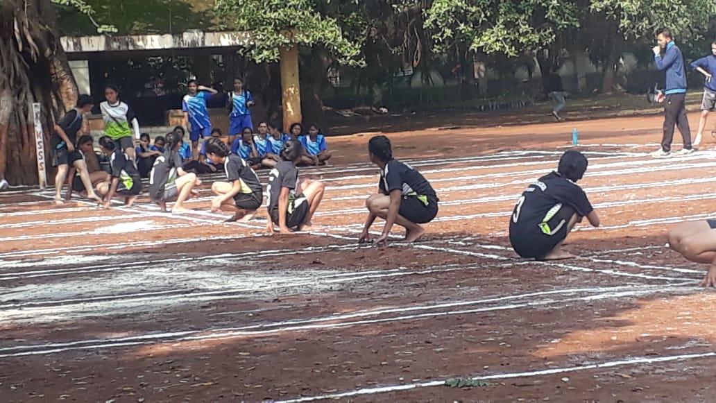 SENIOR COLLEGE- INTERCOLLEGIATE KHO-KHO COMPETITION our College Team while Playing- Secured Fourth Place