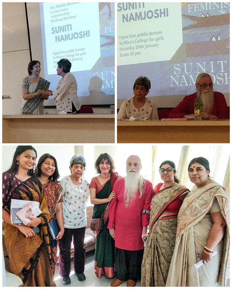 The Dept. of English was absolutely delighted to host Prof Hoshang Merchant and Suniti Namjoshi at
														St. Mira’s College