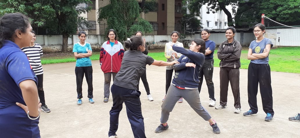 Students learning blocks and Kicks