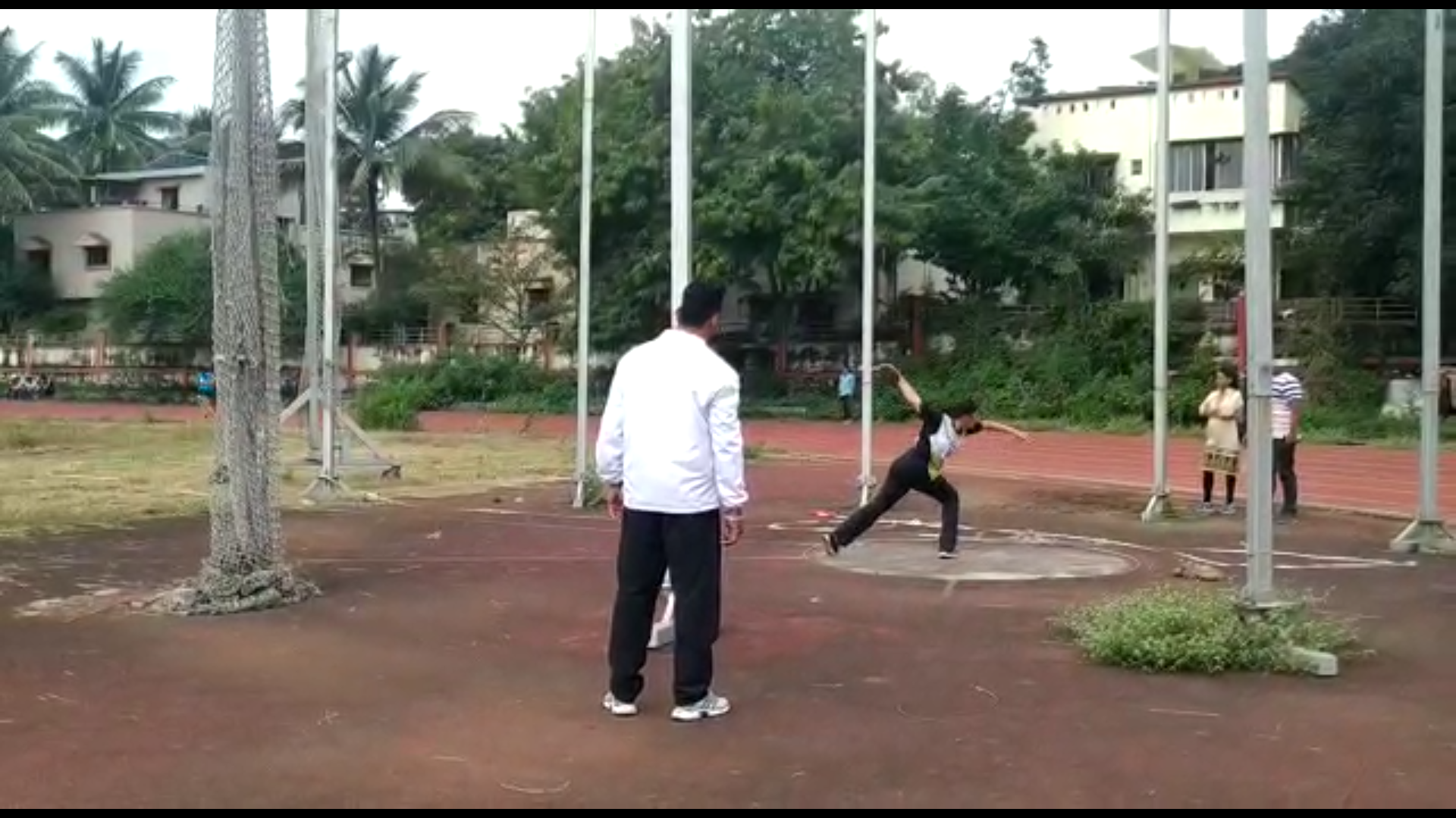 Senior College-  Poonam Dube - Third Place  Inter Collegiate Discus Throw Competition -  